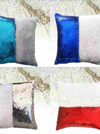 Купить Reversible Glitter Mermaid DIY Sequins Cushion Cover Throw Pillow Cushion Cover Car Home Sofa Decoration Pillowcase s