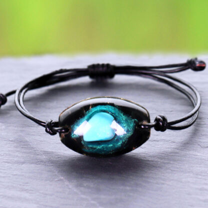Купить Orgonite Bangle Natural Turquoises Energy Bracelet Charm Healing Jewelry Bracelet Reiki Obsidian Meditation Bracelet For Women