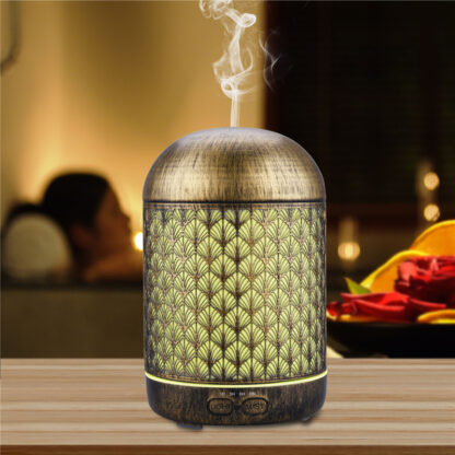 Купить 300ml Low Noise Ultrasonic Air Humidifier Timing Function Essential Oil Diffuser Yoga Aromatherapy Diffuser With 7 Color Lights