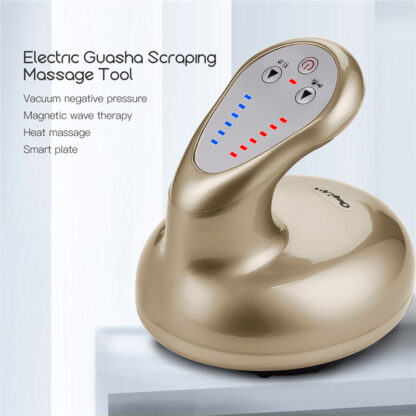 Купить CkeyiN Profession Hot Compress Guasha Massager Electric Heated Scraping Vacuum Negative Pressure Detoxification Slim Massager