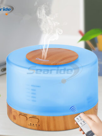Купить Searide 500ML Air Humidifier Remote Control Ultrasonic Aroma Essential Oil Diffuser Cool Mist Maker EU AU UK US For Home Office