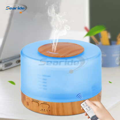 Купить Searide 500ML Air Humidifier Remote Control Ultrasonic Aroma Essential Oil Diffuser Cool Mist Maker EU AU UK US For Home Office