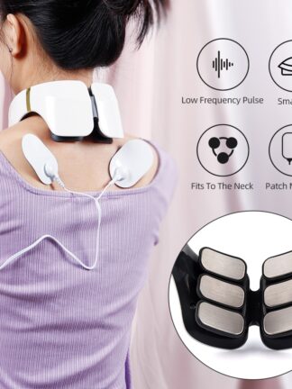 Купить Smart Neck Massager 6-Zone Cervical Vertebra Spine Back Muscle Relaxation Device 4D Shoulder Pain Relief Massage Instrument