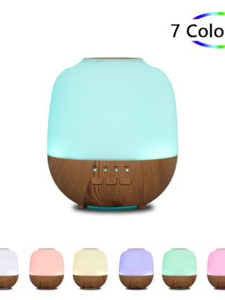 Купить Electric Aromatherapy Diffuser Essential Oil Mini Air Humidifier For Home Office Ultrasound Wood Grain USB Room Fragrance Aroma