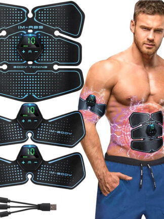 Купить Abdominal Muscle Stimulator with LCD Display for Men/Women EMS Abs Trainer Home Gym Workout Exercise Vibration Fitness Massager