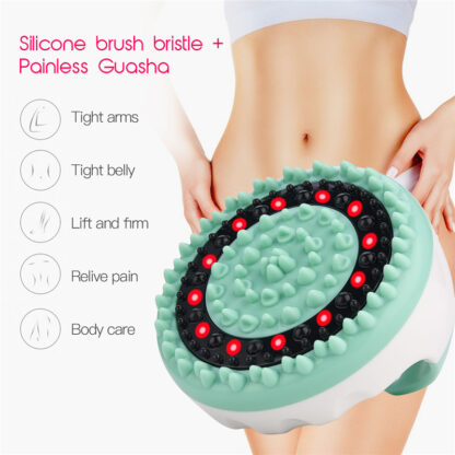 Купить Electric Full Body Slimming Massager Brush LED Vibrating Cellulite Remover Fat Burner Machine Body Leg Waist Tightening Massage