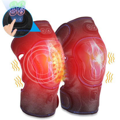 Купить 2in1 Heating Knee Massager Powerful Vibration Physiotherapy Joint Relief Arthritis Pain Health Care Knee Legs Massage Relaxation