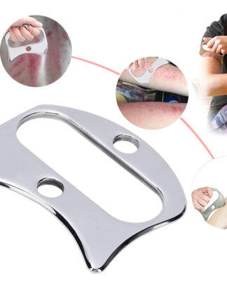Купить Handed Stainless Steel Scraping Board Body Scrapper Plate For Release Pain Relief Guasha Tool Physiotherapy Body Massage Tools