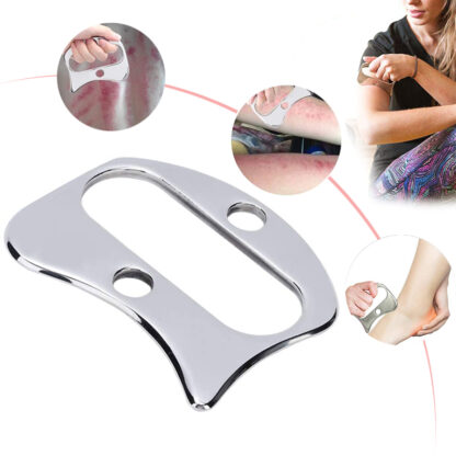 Купить Handed Stainless Steel Scraping Board Body Scrapper Plate For Release Pain Relief Guasha Tool Physiotherapy Body Massage Tools