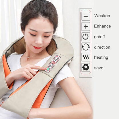 Купить U Shape Electric Shiatsu Massager Back Shoulder Body Neck Multifunctional Massager Car/Home Massager With Infrared Heat Kneading