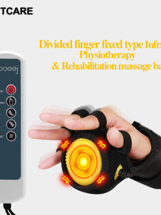 Купить Infrared Hot Compress Hand Massager Ball Massage Hand and Fingers Physiotherapy Rehabilitation Spasm Dystonia Hemiplegia Stroke