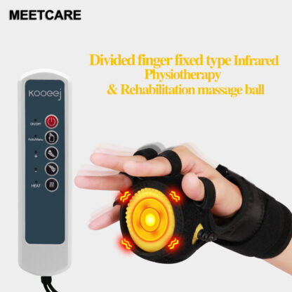 Купить Infrared Hot Compress Hand Massager Ball Massage Hand and Fingers Physiotherapy Rehabilitation Spasm Dystonia Hemiplegia Stroke