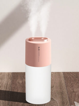 Купить 400ml Dual Sprayer Air Humidifier 2000mAh USB Rechargeable Wireless Ultrasonic Aroma Water Mist Diffuser Light Umidificador