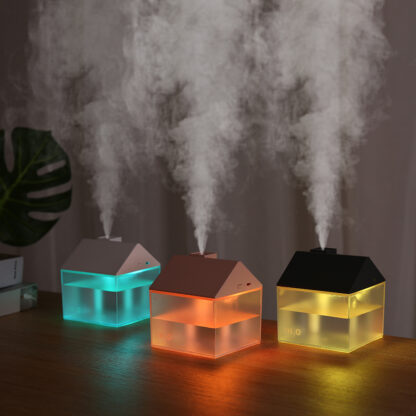 Купить 3 In 1 USB House Humidifier 250ml Ultrasonic Air Mist Maker Portable Aroma Essential Oil Diffuser Color Night Lamp Humidificador