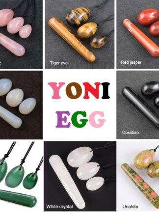 Купить Rose Quartz Yoni Egg Jade Eggs Women Kegel Exerciser Jade Massager Vaginal Muscles Tightening Ball Crystal Kegel Eggs
