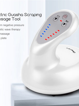 Купить Rechargeable Hot Compress Guasha Massager Electric Heated Scraping Tool Vacuum Negative Pressure Detoxification Slim Massager 31