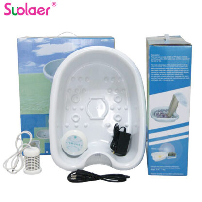 Купить 1 Set Mini Detox Machine Cell Machine Ionic Cleanse Ionic Detox Foot Spa Aqua Foot Bath Massage Detox Foot Bath + Plstic Basin