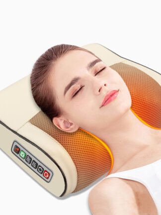 Купить Infrared Heating Electric Massage Pillow Neck Shoulder Back Head Body Musle Multi Relaxation Massager Shiatsu Relief Pain Device