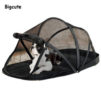 Купить Portabe Dog House Cage for Sma Dogs Crate Cat Net Tent for Cats Outside Kenne Fodabe Pet Puppy Anti-Mosquito Net Tents