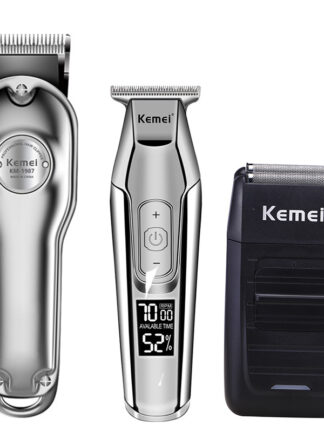 Купить Kemei hair clipper electric hair trimmer barber hair cutter mower cutting machine kit combo KM-1987 KM-1986 KM-5027 KM-1102