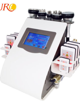 Купить AURO New 6 in 1 Vacuum Ultrasonic Cavitation Liposuction Machine RF Weight Loss Radio Frequency RF Slim Beauty Machine for Free