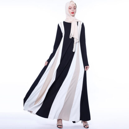 Купить Turkey Arabic Dress Muslim Women Loose Maxi Hijab Abaya Elegant Long Sleeve Plus Size Dubai Robe Vestidos Eid Arab Islamic Burka