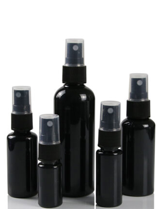 Купить 10 20 30 50M Black Refillable Fine Mist Spray Bottle Perfume Sprayer Bottles Cosmetic Atomizers PET s