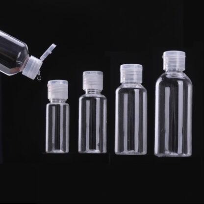 Купить 5ml 10ml 20ml 30ml 50ml 60ml 80ml 100ml 120ml Plastic Bottles PET Transparent Empty Bottle Travel Container with Flip Cap s