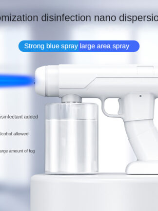 Купить #household cleaning tools# New Hot Handheld Electric Wireless Nano Sprayer Blue Ray Charging Disinfectant Sterilizer Big Power Household Cleaning Tools