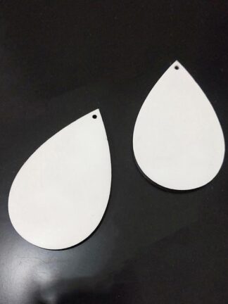 Купить Sublimation Earrings Blank White Pendants Drop DIY Dangler eaf Manual Handwork For Gift FY4386 s