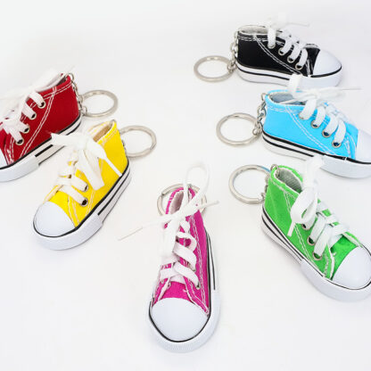 Купить 2pcs 7.5 cm cute mini simulation shoes keyring For Women Girl Souvenir Gift Women Bag Key Holder Accessories Keychain