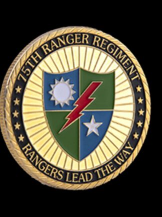 Купить 20PCS Non Magnetic Crafts USA Department Of Army 75th Regiment Ranger Lead The Way Plated Challenge Coin Medal Craft