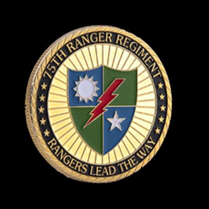 Купить 20PCS Non Magnetic Crafts USA Department Of Army 75th Regiment Ranger Lead The Way Plated Challenge Coin Medal Craft