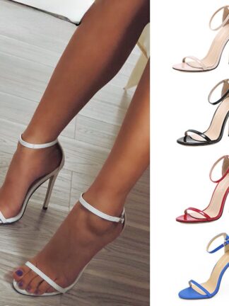Купить European and American sexy one line women's shoes thin high heels shallow mouth high heels