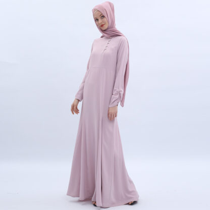 Купить Elegant Turkey Muslim Abaya Dress Women Kimono Moroccan Kaftan Hijab Dresses Islamic Clothing Dubai Arab Kimono Elbise Abayas