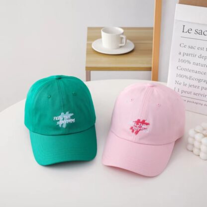 Купить Women's Men's Summer Baseball Caps Cotton Adjustable Snapback Sun Visor Hats Green Pink