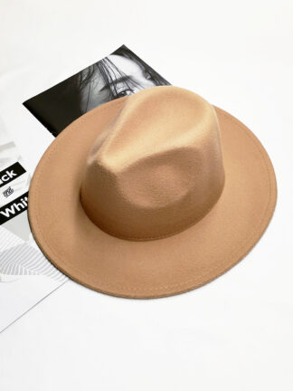 Купить Male Female Luxury Fedoras Hats Solid Cowboy Hat Fashion Design Ladies Fedora Hat For Women Men