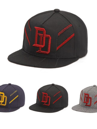 Купить Men Women Baseball Cap Hip Hop Punk Rock Striped Embroidered Embroidery Street Dance Trucker Hat Snapback Brim