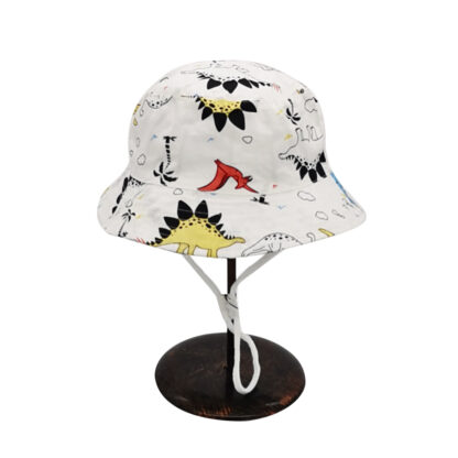 Купить Kids Children Summer Bucket Hats Cute Animals Print Cotton Sun Hat Caps Outdoor Travel Beach Hats For Boys Girls New