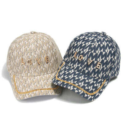 Купить Hat and Internet-Famous Houndstooth Baseball Female Autumn Winter Warm Korean Rhinestone Fashion Peaked Cap Ou