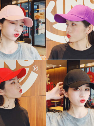 Купить Fashionable Peaked Cap Korean Mens Summer Sun Hat Black Ins Fashion Brand Womens Solid Color Light Board Baseball Cap. No. 3