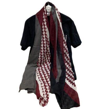 Купить Spring and Autumn New Houndstooth Cotton Linen Scarf Beach Travel Sunscreen Air Conditioning Thin Mid-Length Shawl