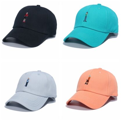 Купить INS Japanese Cartoon Character Embroidered Sun Hat Student Couple Casual Baseball Cap Trendy Sun-Poof Peaked Cap Men and Women No. 1