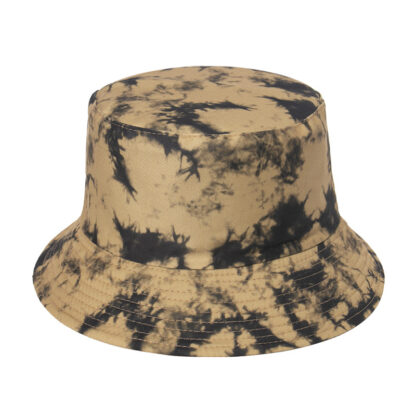 Купить INS New Tie-Dye Reversible Hat Men and Women Street Hip Hop Transformation Bucket Hat Trendy Graffiti Ink Painting Fisherman Hat No. 1