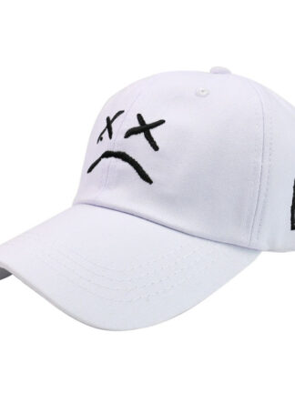 Купить Foreign Trade Crying Face Polo Baseball Cap Fashion All-Match Cap Cross-Border Outdoor Casual Sun Hat No. 1