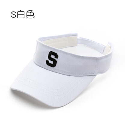 Купить Ball Caps Womens Spring/Summer Korean Japanese Style Simple Embroidery Topless Hat Mens Outdoor Sports Cycling Sun Protection Sunshade Visor