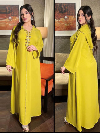 Купить Ramadan Elegant Muslim Women Dress India Turkey Eid Mubarak Abaya Dubai Long Satin Jalabiya Arabic Dresses Kaftan Robe Longue