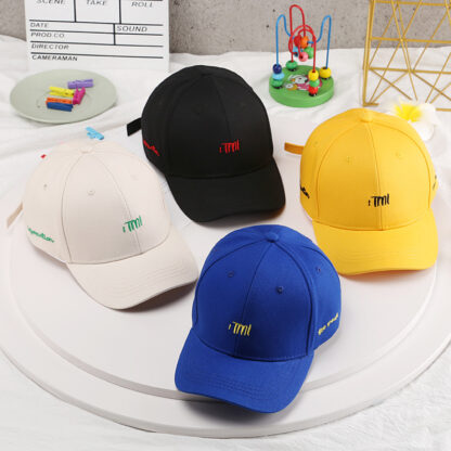 Купить Hats Caps Trendy Child Fashion All-Match Ins Parent-Child Peaked Male and Female Baby Outdoor Protection Sunshade Sun Baseball No5.