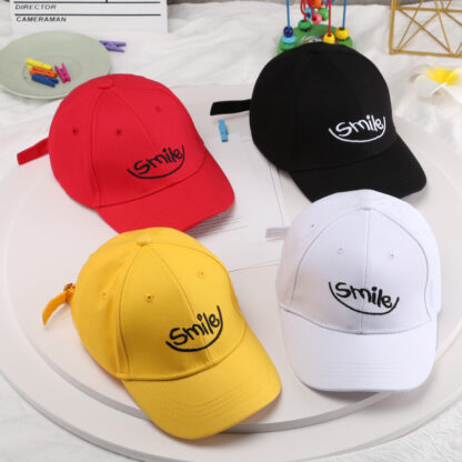 Купить Hats & Caps Spring Summer Trendy Children Parent-Child Boys and Girls Baby Soft Peaked Korean Style Outdoor All-Matching Sun Protection Sunshade