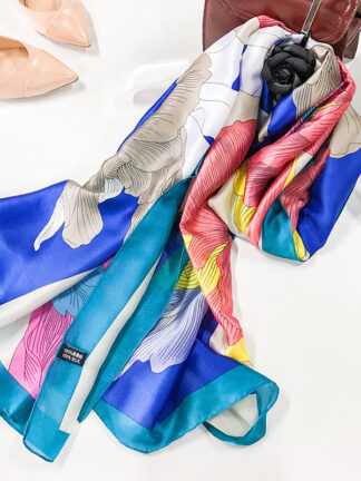 Купить Scarves & Wraps Autumn and Winter Silk-like Satin Silk Womens Long Scarf Shawl Beach Towel